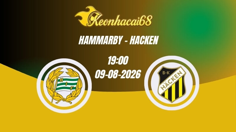 Soi kèo nhà cái Hammarby vs Hacken - 19h00 09/08/2026 | VĐQG Thụy Điển